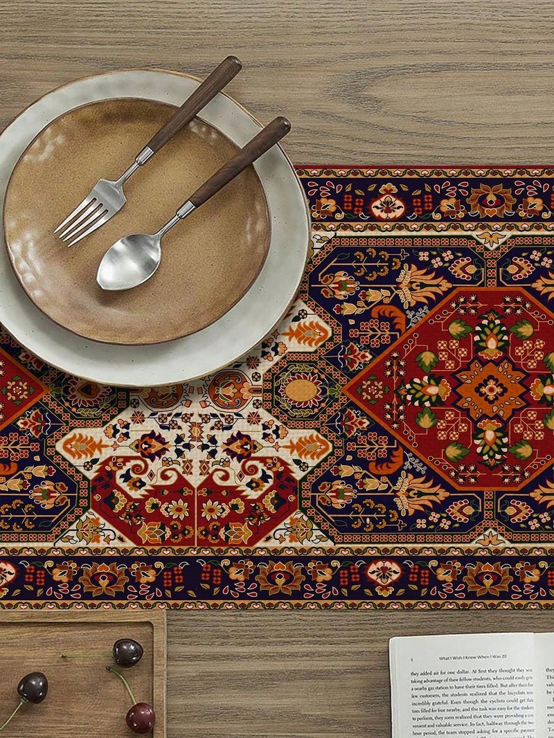 زينة رمضان مفرش طاولة تراثي شرقي مقاس 183×33 سم – زينه رمضان للمنازل و الحفلات - Image 4